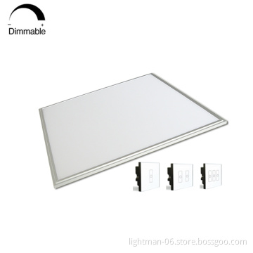 Super Slim 40W 0-10V Dimmable 600x600 Recessed LED Panel Light" 

This title captures the key features while maintaining readability and relevance for a search engine.